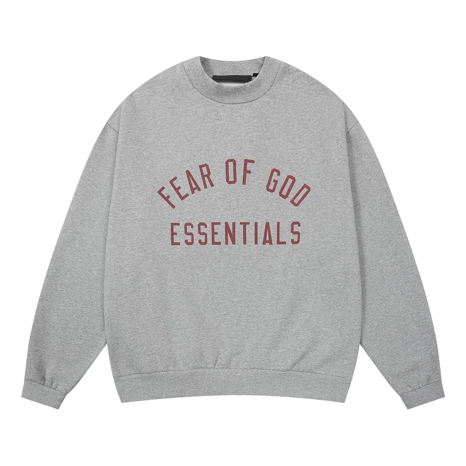 Fear of God Essentials Fall 24 BACK TO SCHOOL Series Fleece Crewneck Logo ：Y # ：Black Gray White Sizes：S M L XL